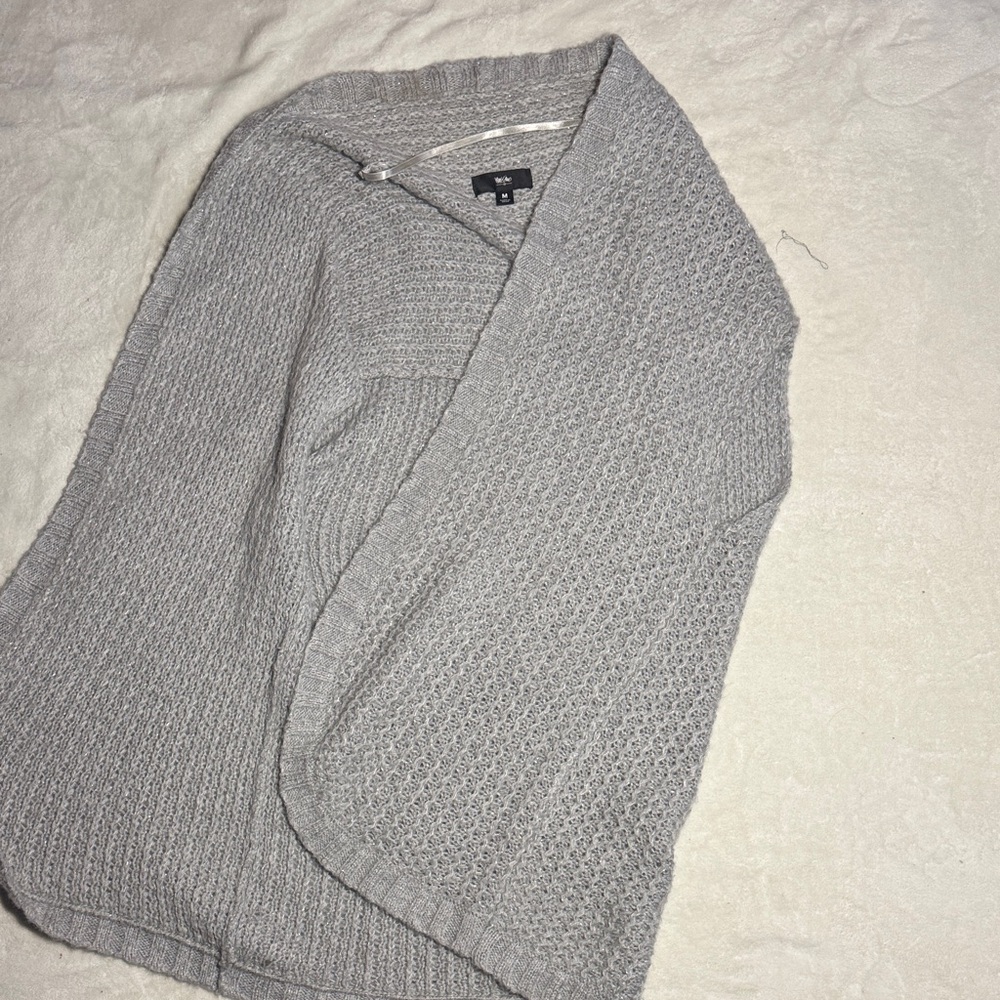 Mossimo Supply Co. Gray Sweater Poncho
